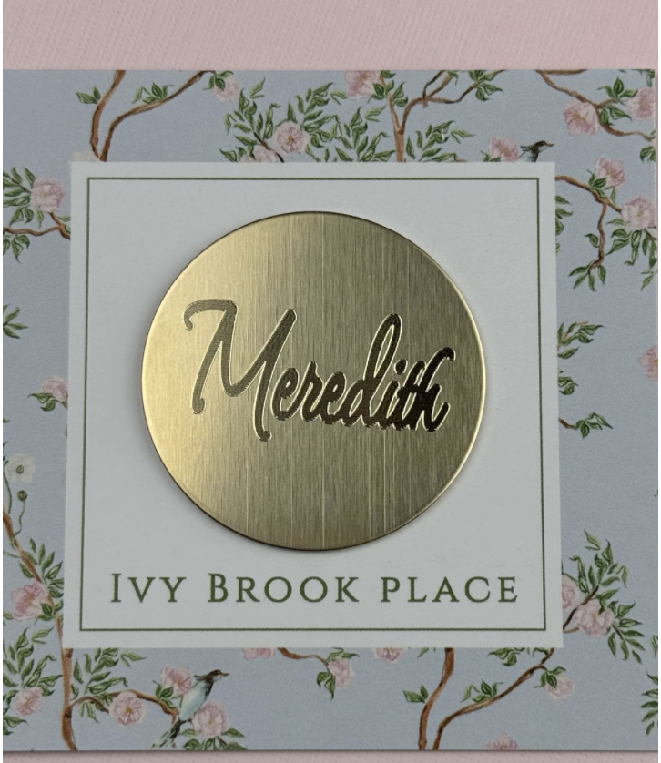 Oversized Needle Minder for Your Name