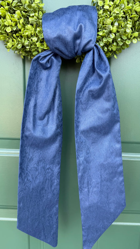 Blue Bell Textured Wreath Sash