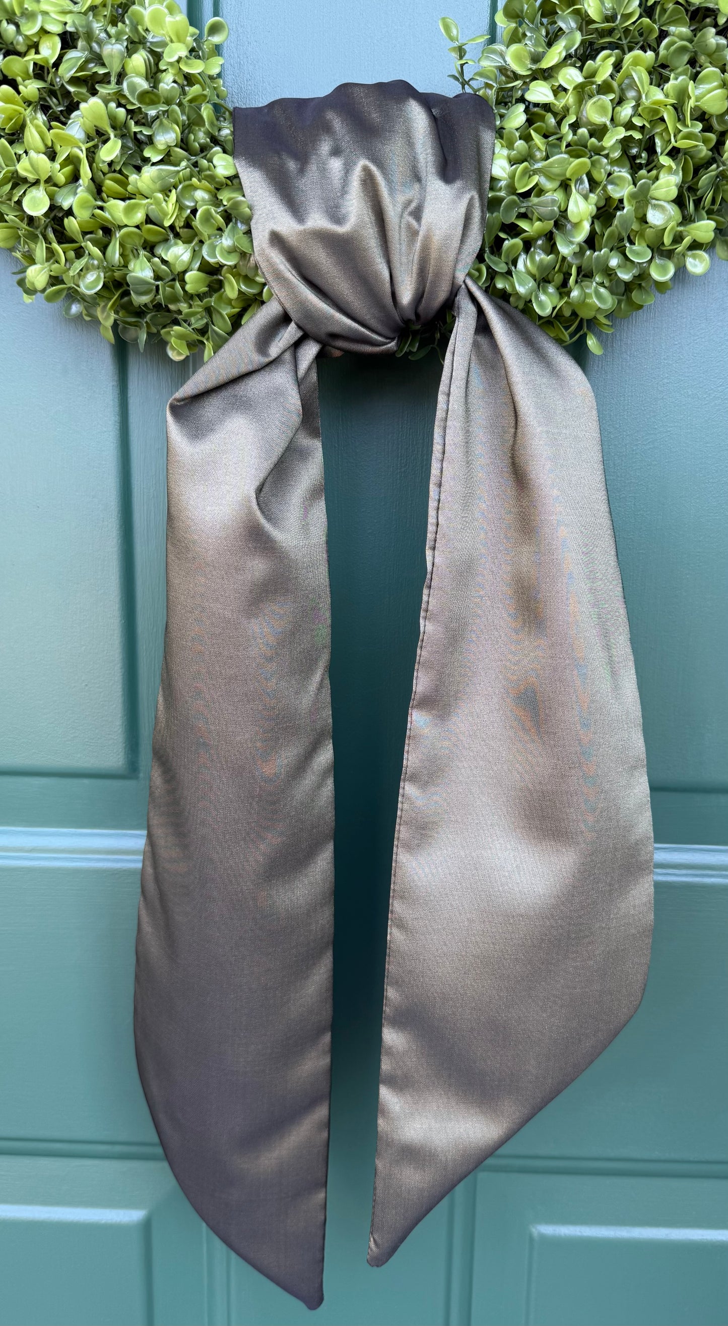 Olive Green Wreath Sash
