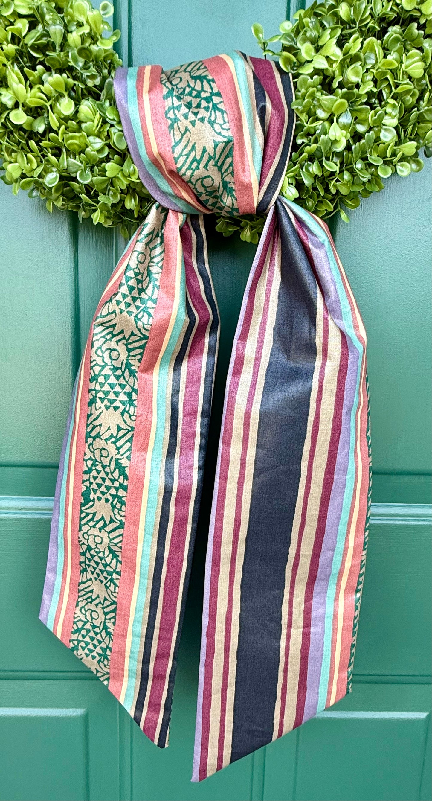Charleston Stripe Multi Print Sash