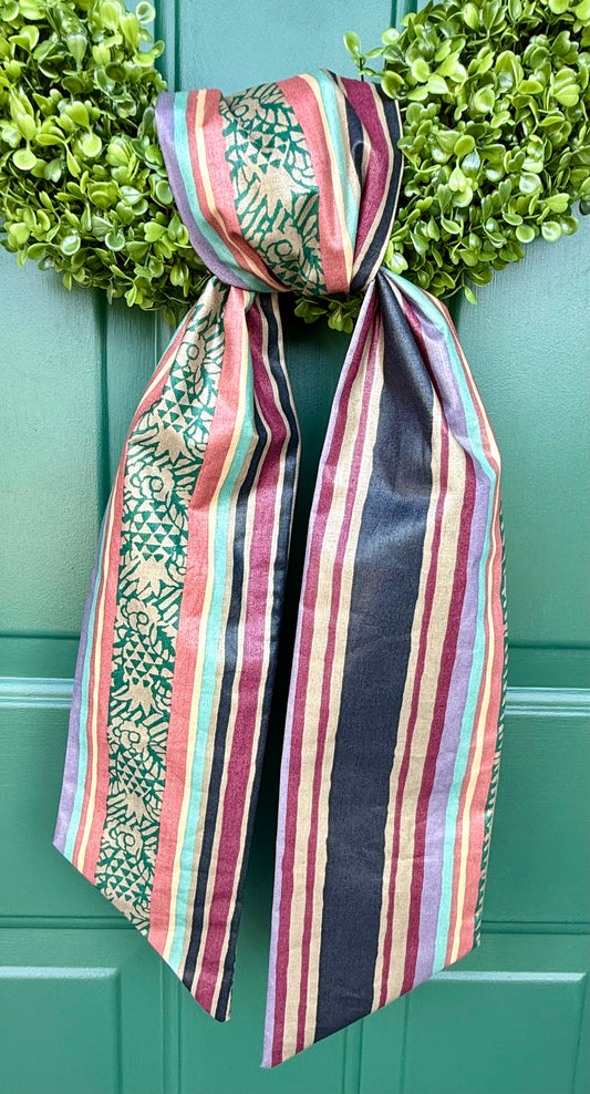 Charleston Stripe Multi Print Sash