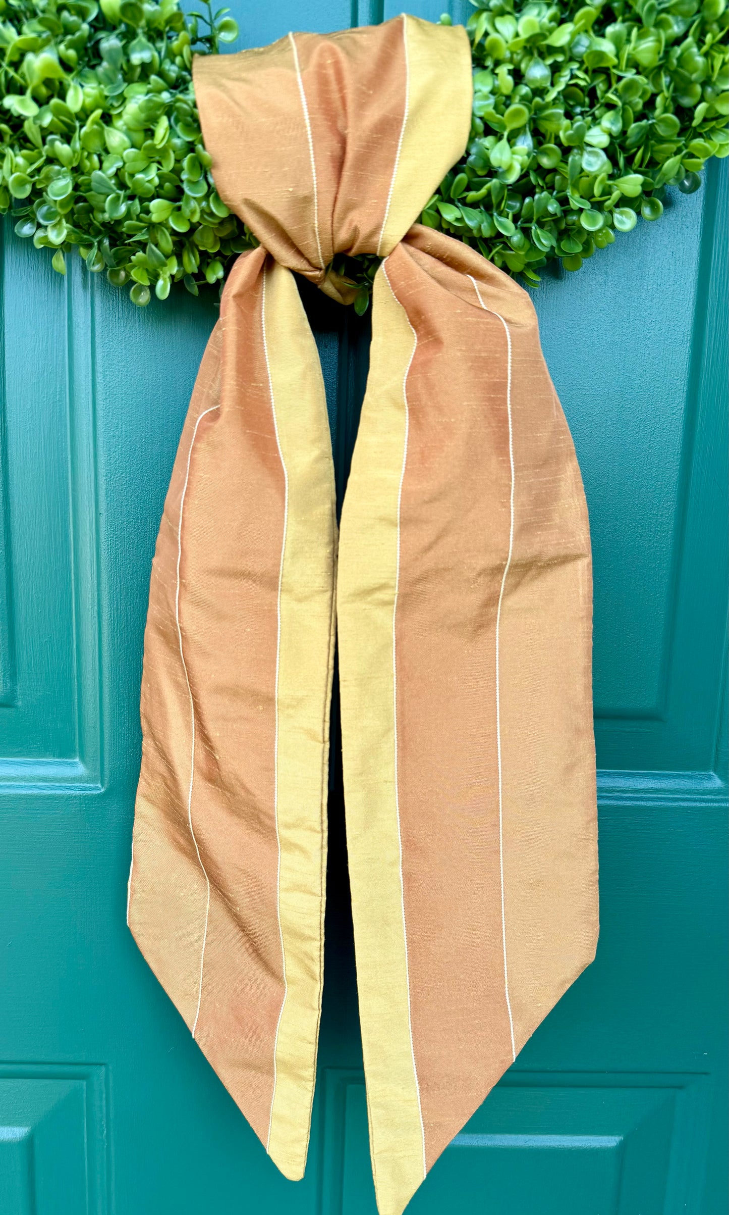 Goldie Silk Wreath Sash