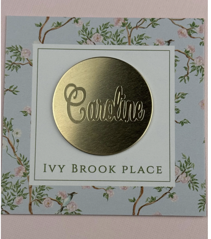 Oversized Needle Minder for Your Name