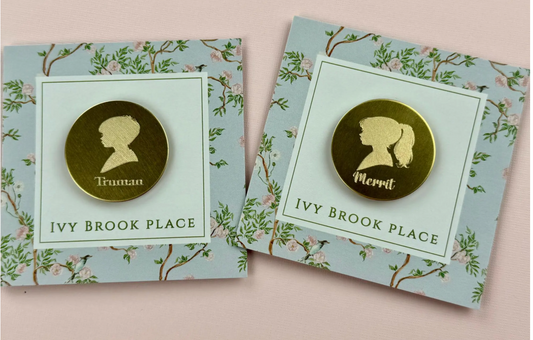 Silhouette Needle Minder with Custom Name