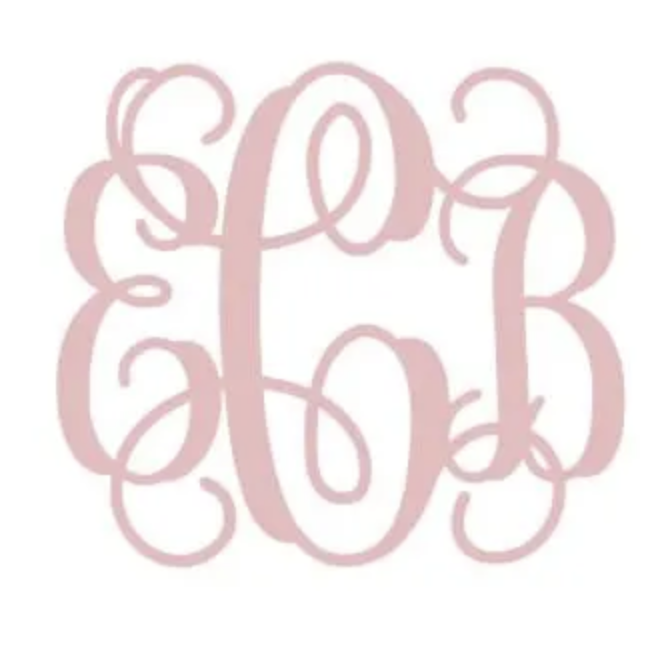 Brass Needle Minder in Grace Font