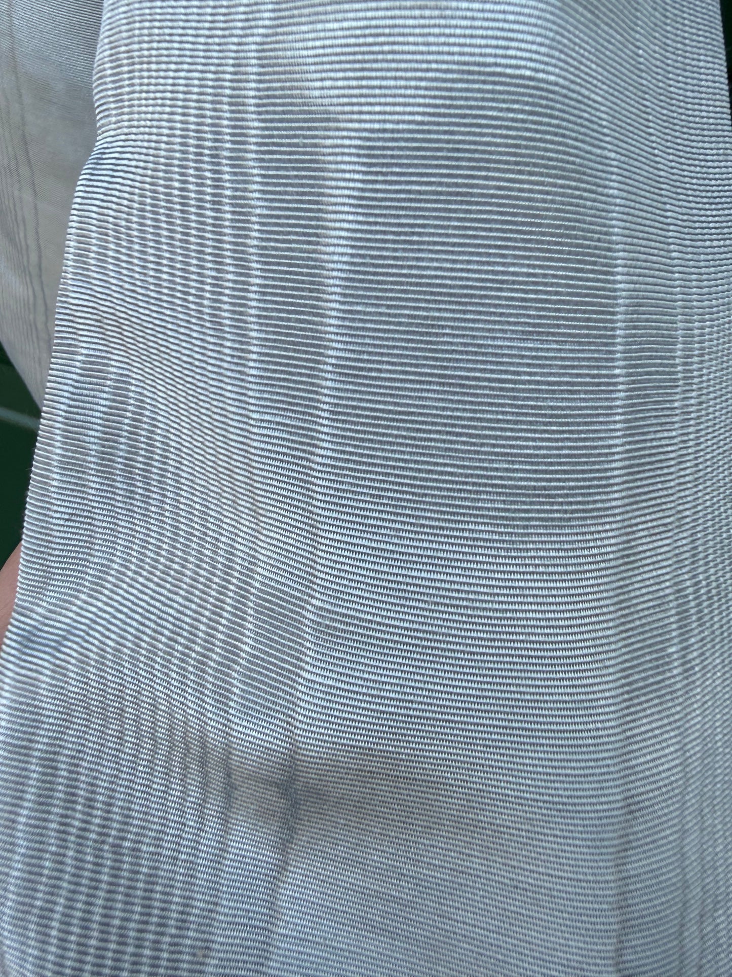 Silver Gray Wreath Sash