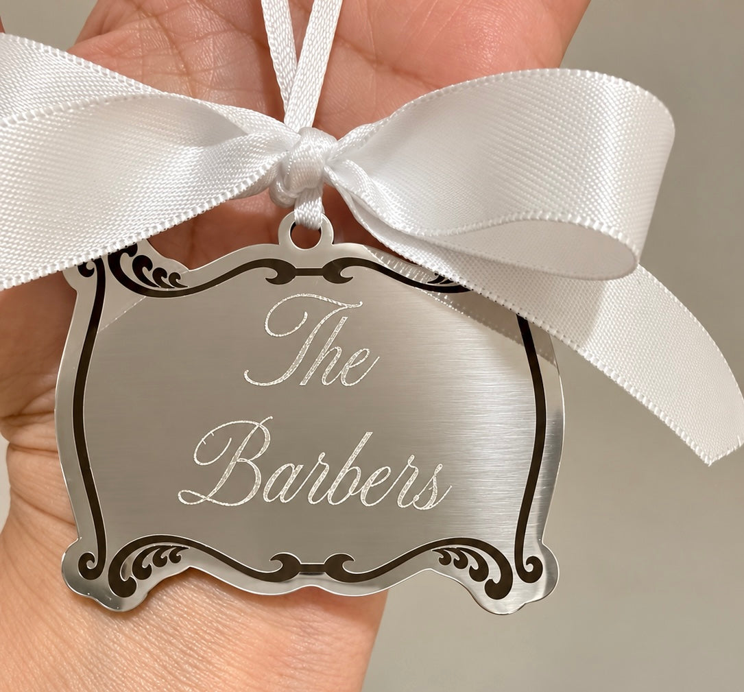 The Windsor Silver Family Name Ornament