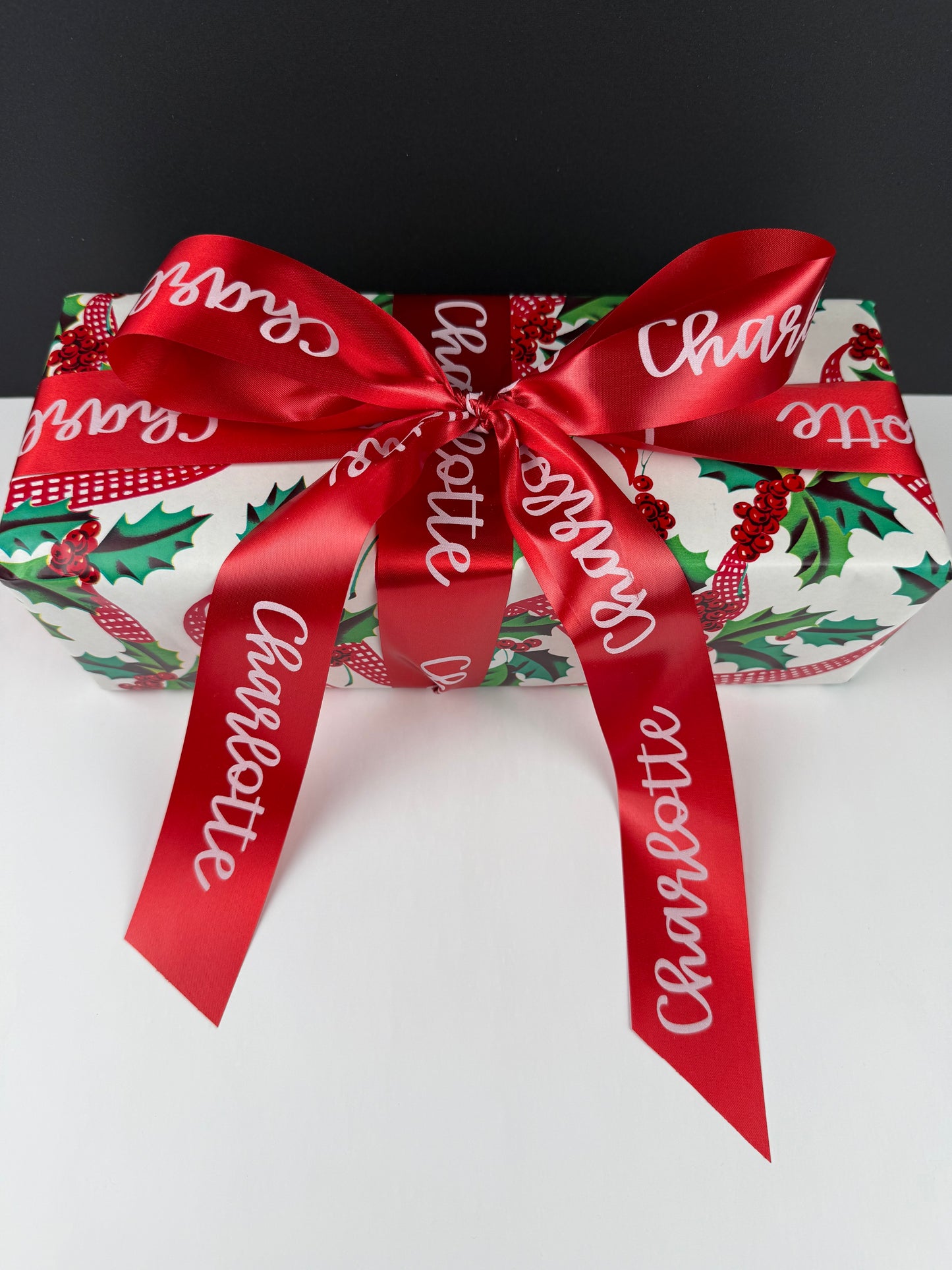 1.5" Personalized Satin Ribbon