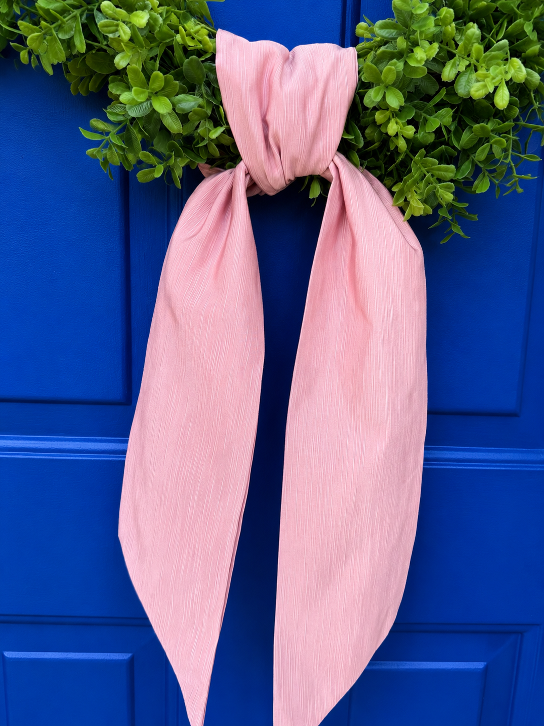 Dusty Rose Textured Wreath Sash