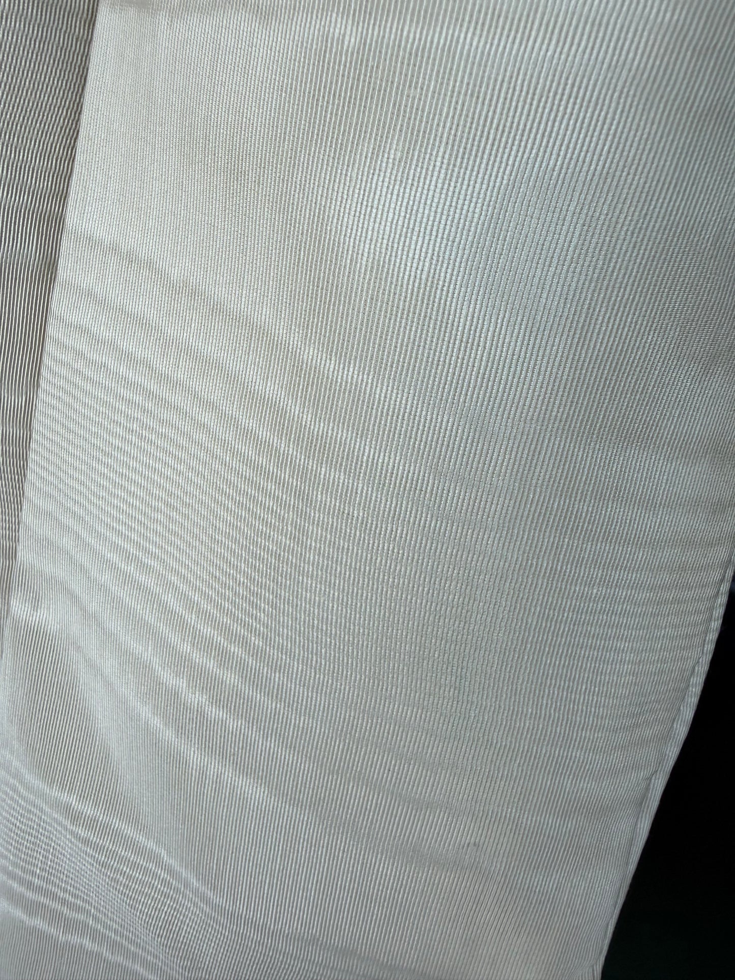 Ivory Cream Vintage Taffeta Wreath Sash
