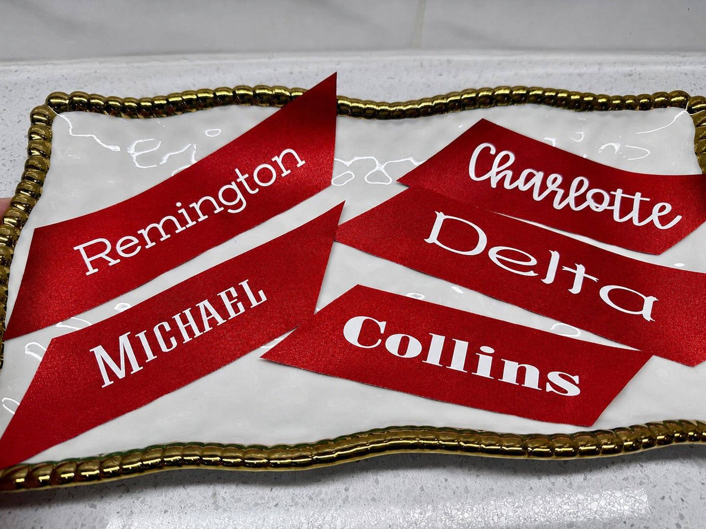 1.5" Personalized Satin Ribbon
