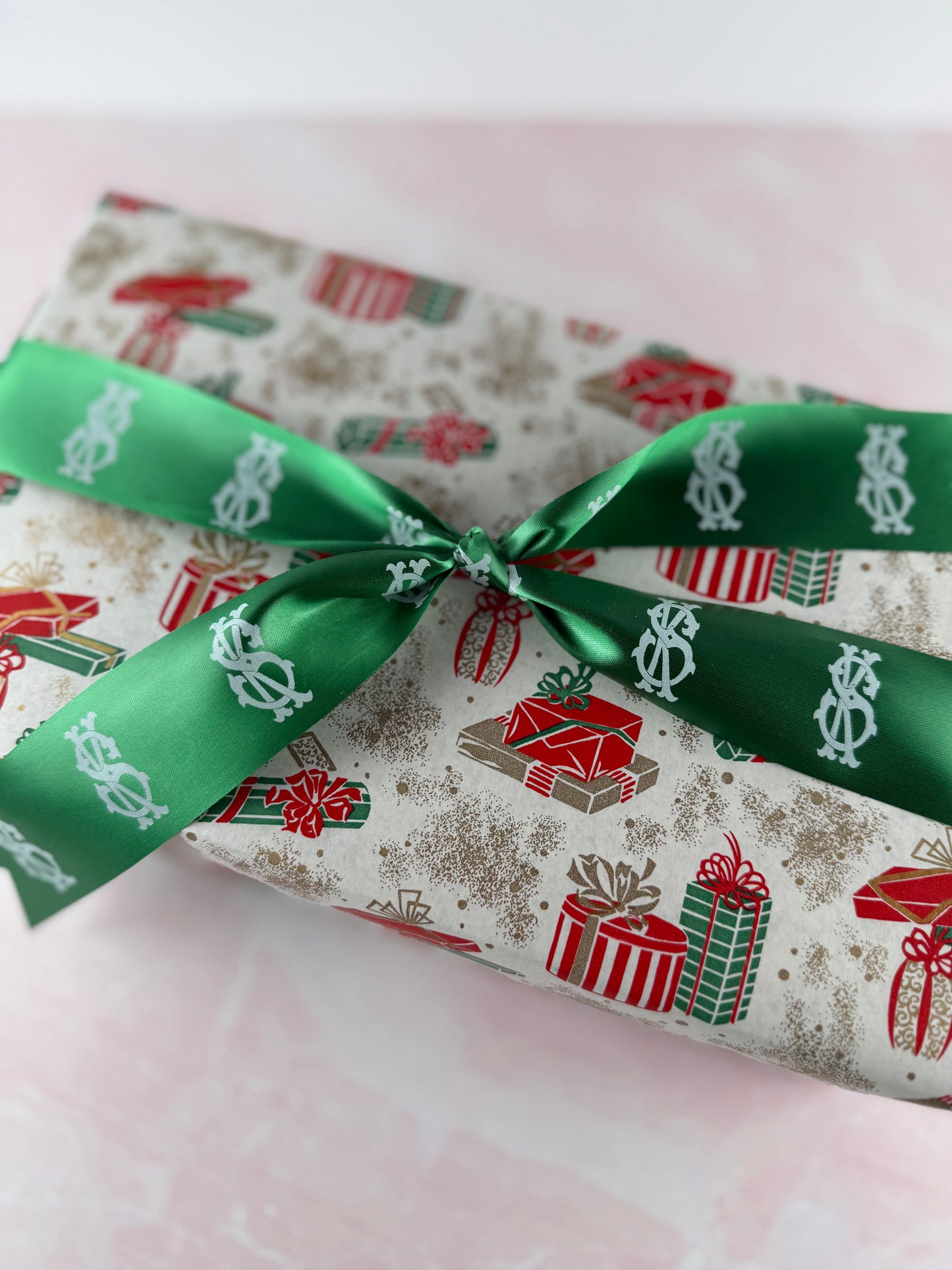 1.5" Monogram Satin Ribbon